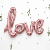 Ballongbanner - "Love" - Rosegull Folie