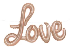 Ballongbanner - Love - Rosegull