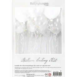 Ballongdekorkit - Hvit