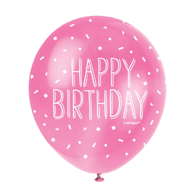 Ballonger Assortert - "Happy Birthday"