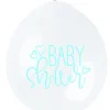 Ballonger - "Baby Shower" - Blå og Hvit