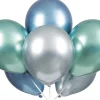 Ballonger - Blå, Grønn og Sølv Metallic