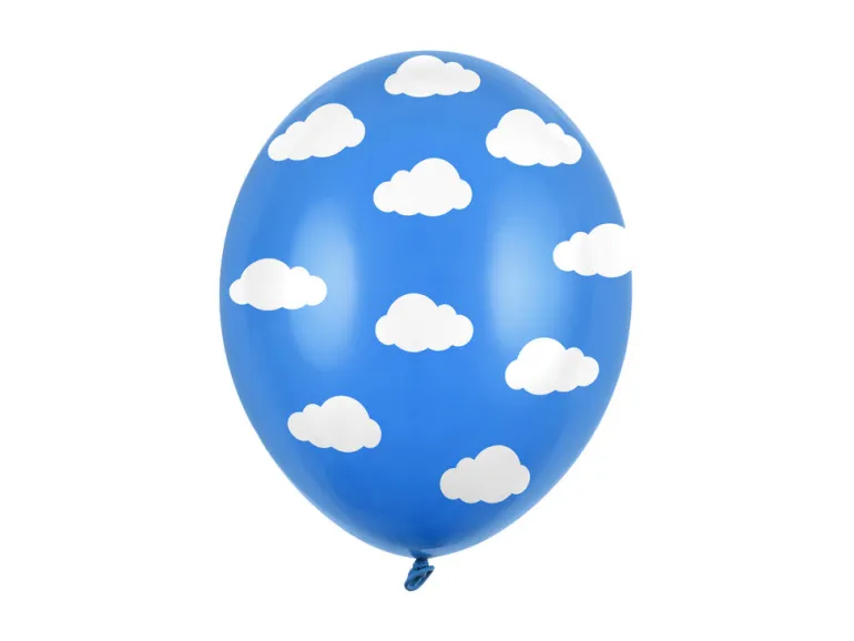 Ballonger - Blå & Hvite Skyer