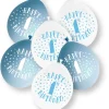 Ballonger - Første Bursdag - Blå og Hvit