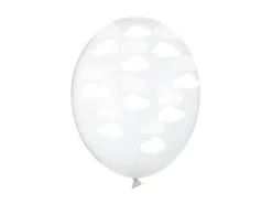 Ballonger - Gjennomsiktig & Hvite Skyer