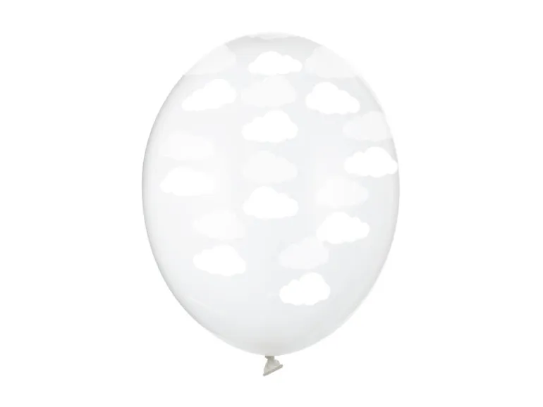Ballonger - Gjennomsiktig & Hvite Skyer