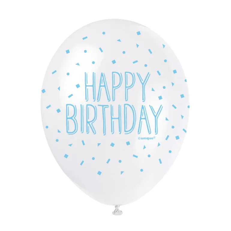 Ballonger - "Happy Birthday" Blå