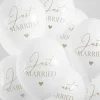 Ballonger - "Just Married" - Hvit