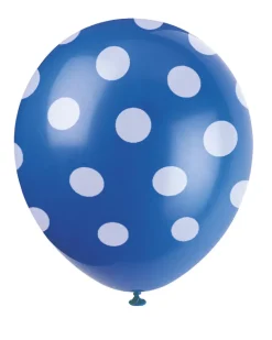 Ballonger med Prikker - Blå