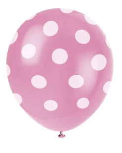 Ballonger med Prikker - Rosa