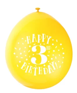 Ballonger - 3 År "Happy 3rd Birthday"