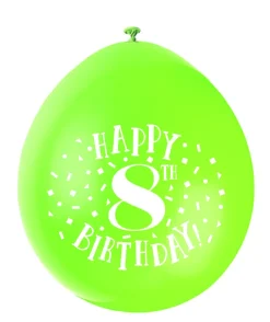 Ballonger - 8 År "Happy 8th Birthday"