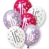 Ballonger - 16 År - Rosa & Sølv