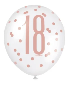 Ballonger - 18 År - Rosegull