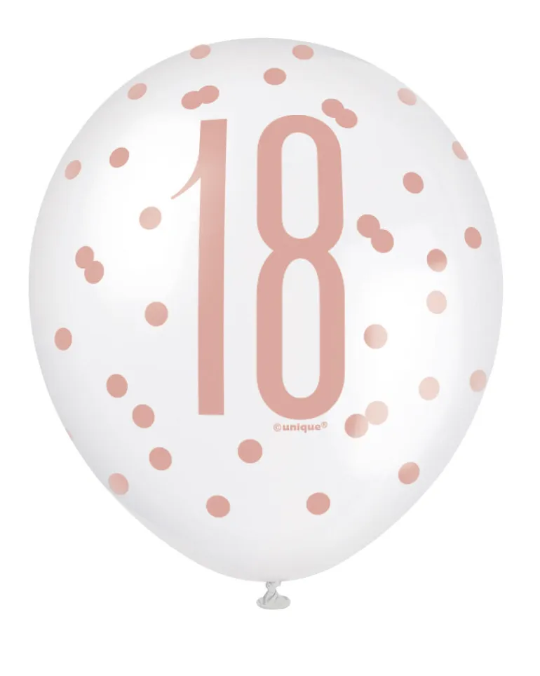 Ballonger - 18 År - Rosegull