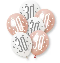 Ballonger - 30 År - Rosegull