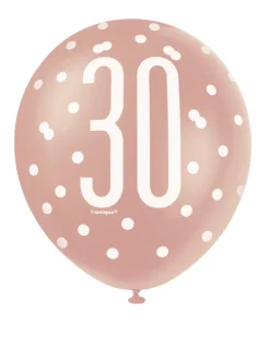 Ballonger - 30 År - Rosegull