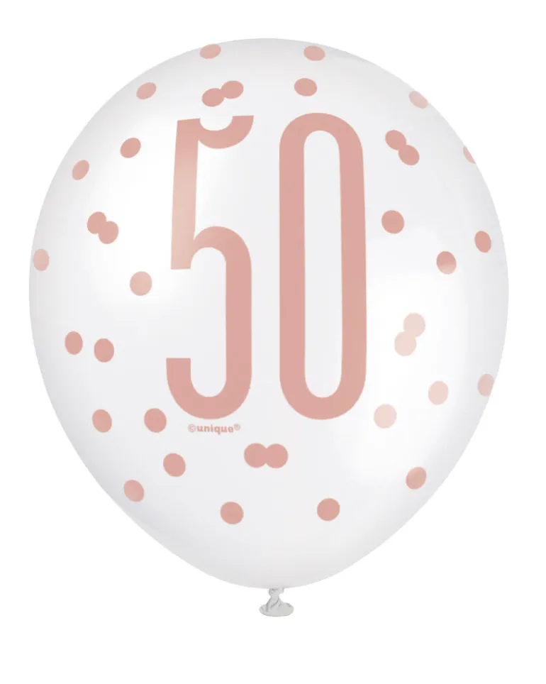 Ballonger - 50 År - Rosegull