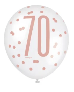 Ballonger - 70 År - Rosegull