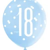 Ballonger - 18-årsdag - Blå & Sølv