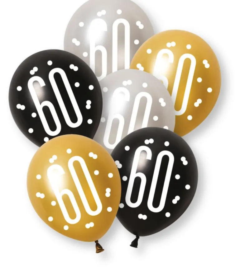 Ballonger - 60 År Sort