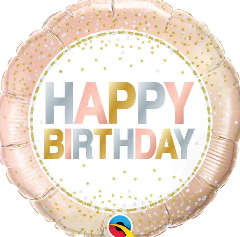 Birthday Metallic Dots