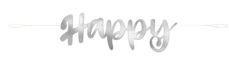 Bokstavbanner - "Happy Anniversary”