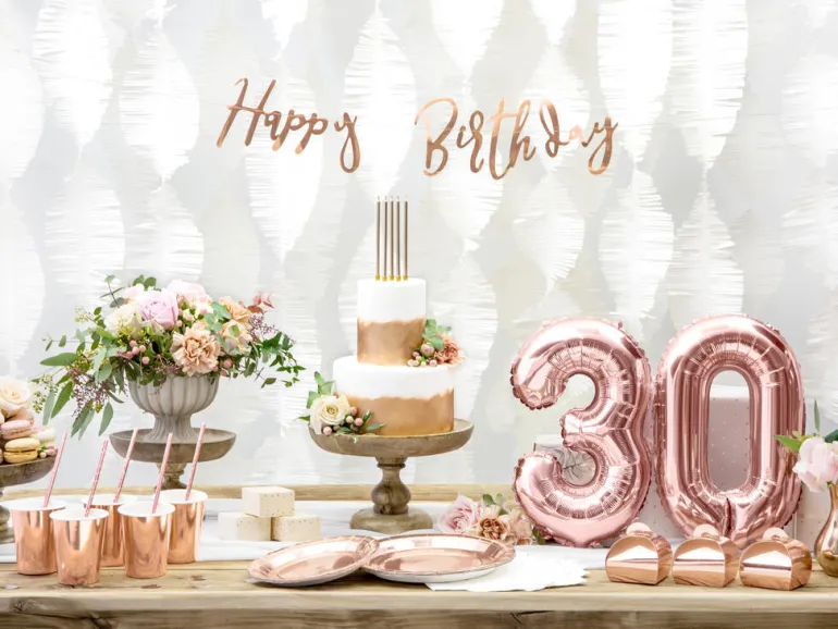 Bokstavbanner - "Happy Birthday"