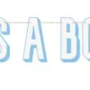 Bokstavbanner - "It's a Boy" - Blå
