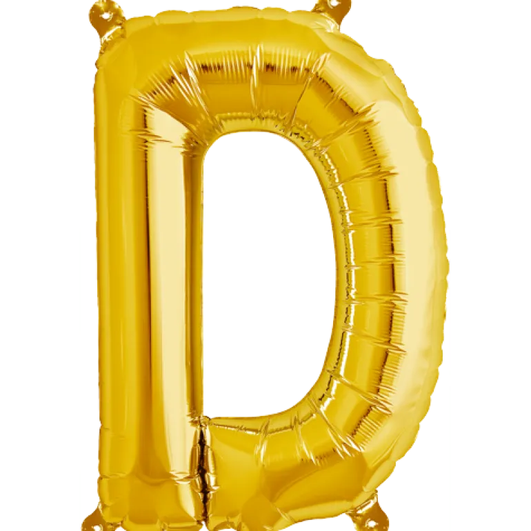 Bokstav D Gold
