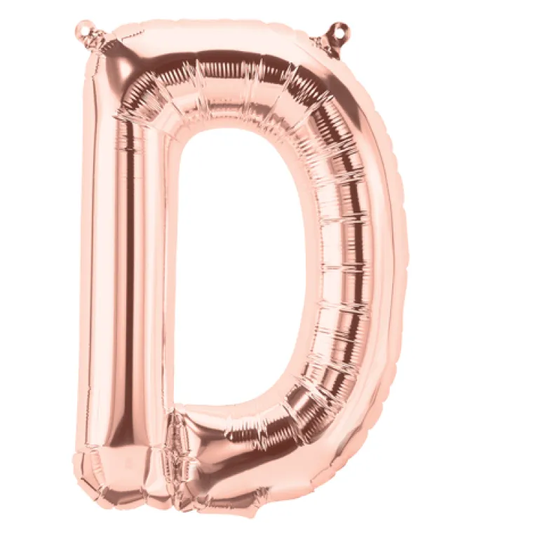 Bokstav D - Rose Gold