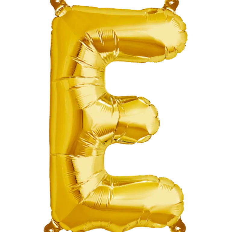 Bokstav E Gold