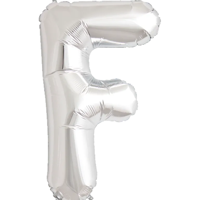 Bokstav F Silver