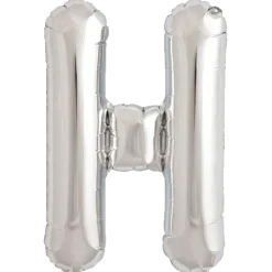 Bokstav H Silver