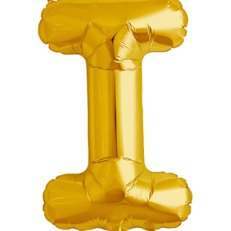 Bokstav I Gold
