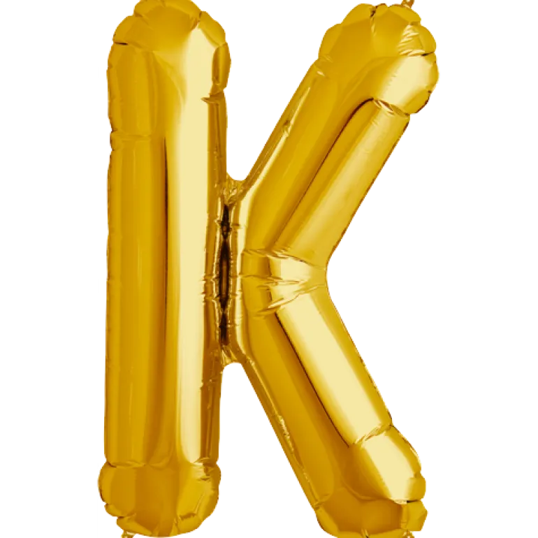 Bokstav K Gold