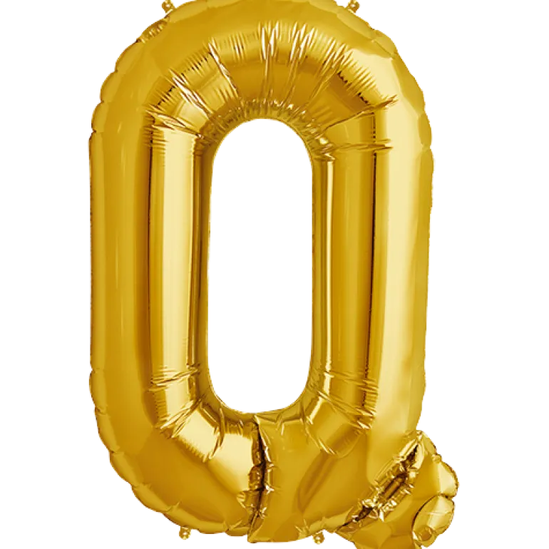 Bokstav Q Gold