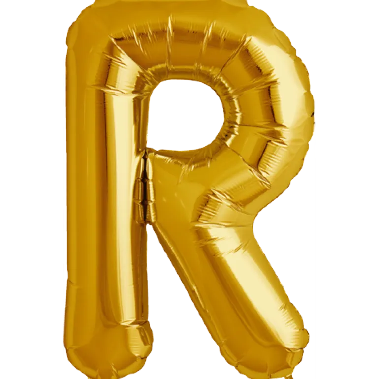 Bokstav R Gold