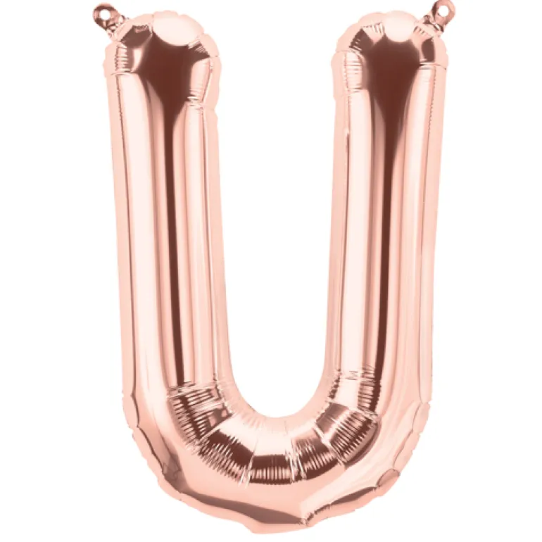 Bokstav U - Rose Gold