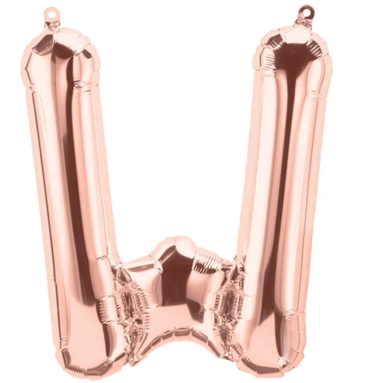 Bokstav W - Rose Gold