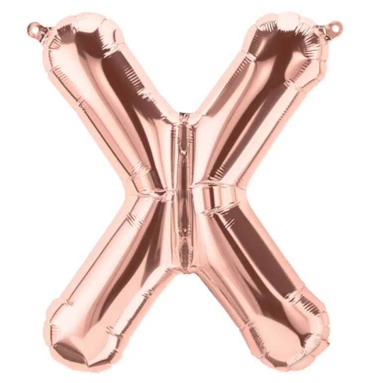 Bokstav X - Rose Gold