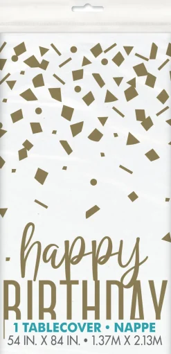Bordduk Plast - Konfetti Happy Birthday
