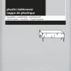 Bordduk - Sølv - Plast