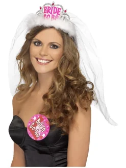 Bride To Be - Tiara med slør