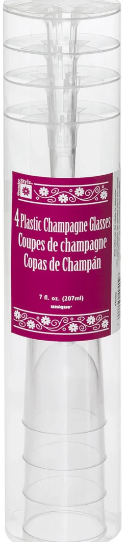 Champagneglass - Plast
