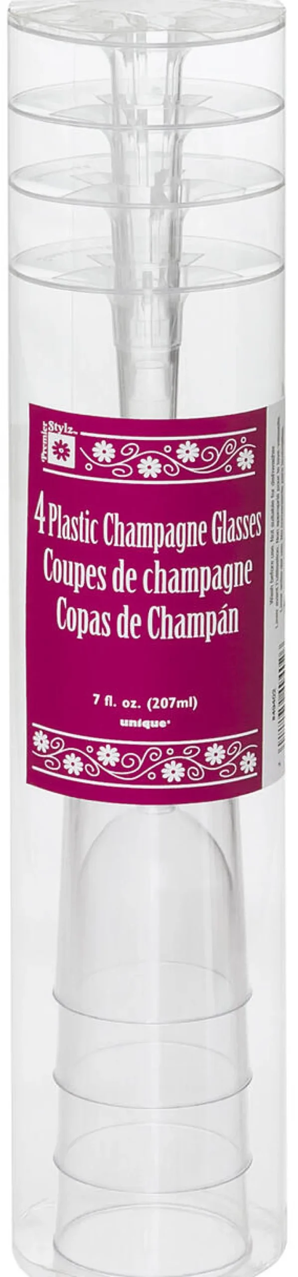 Champagneglass - Plast