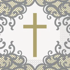 Fancy Gold & Silver Cross