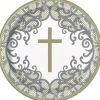 Fancy Gold & Silver Cross