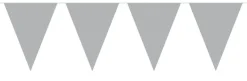 Flagbanner - Sølv