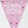 Flaggbanner - "Happy Birthday"